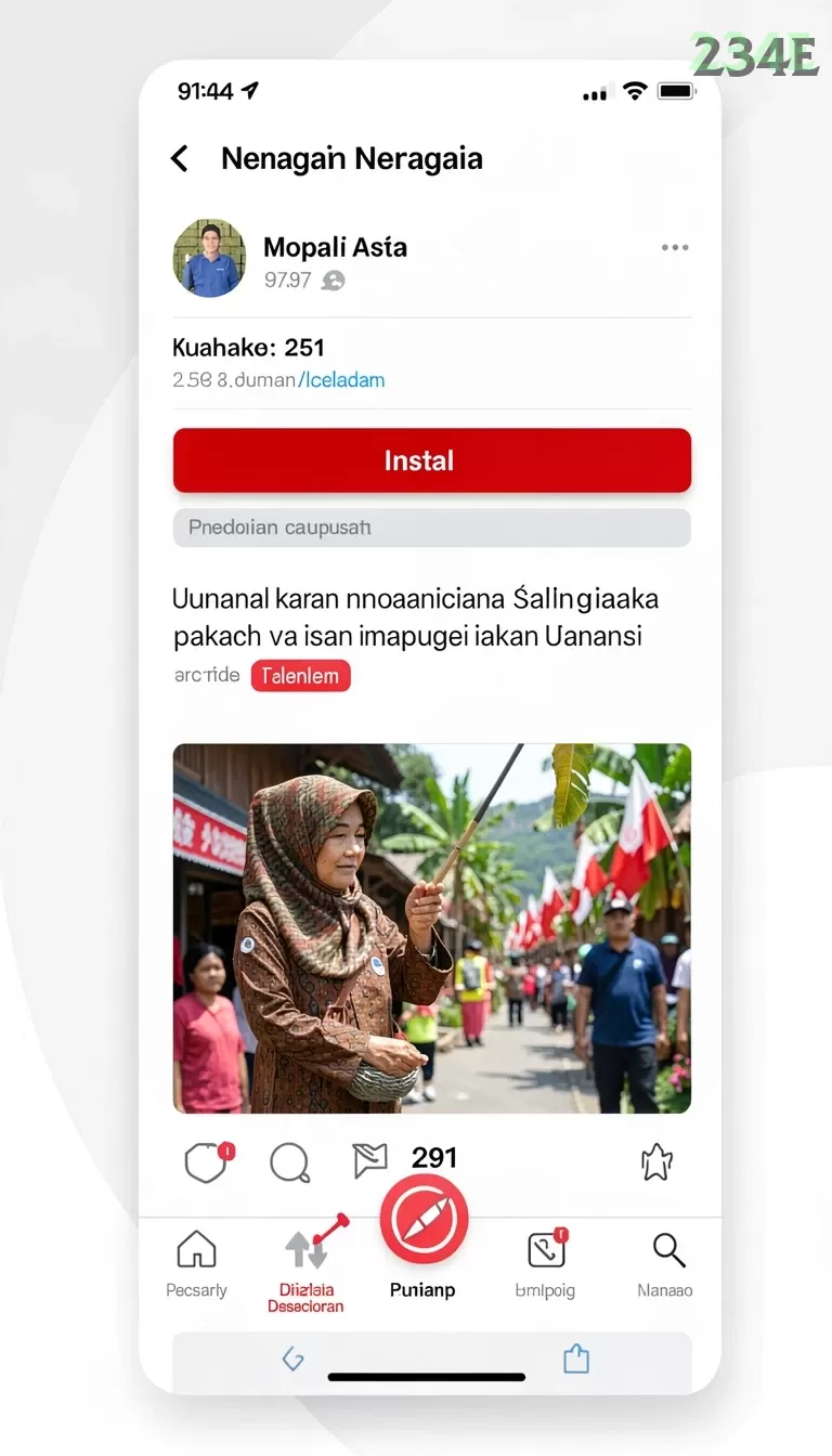 Cuplikan layar KITAWD — menu navigasi