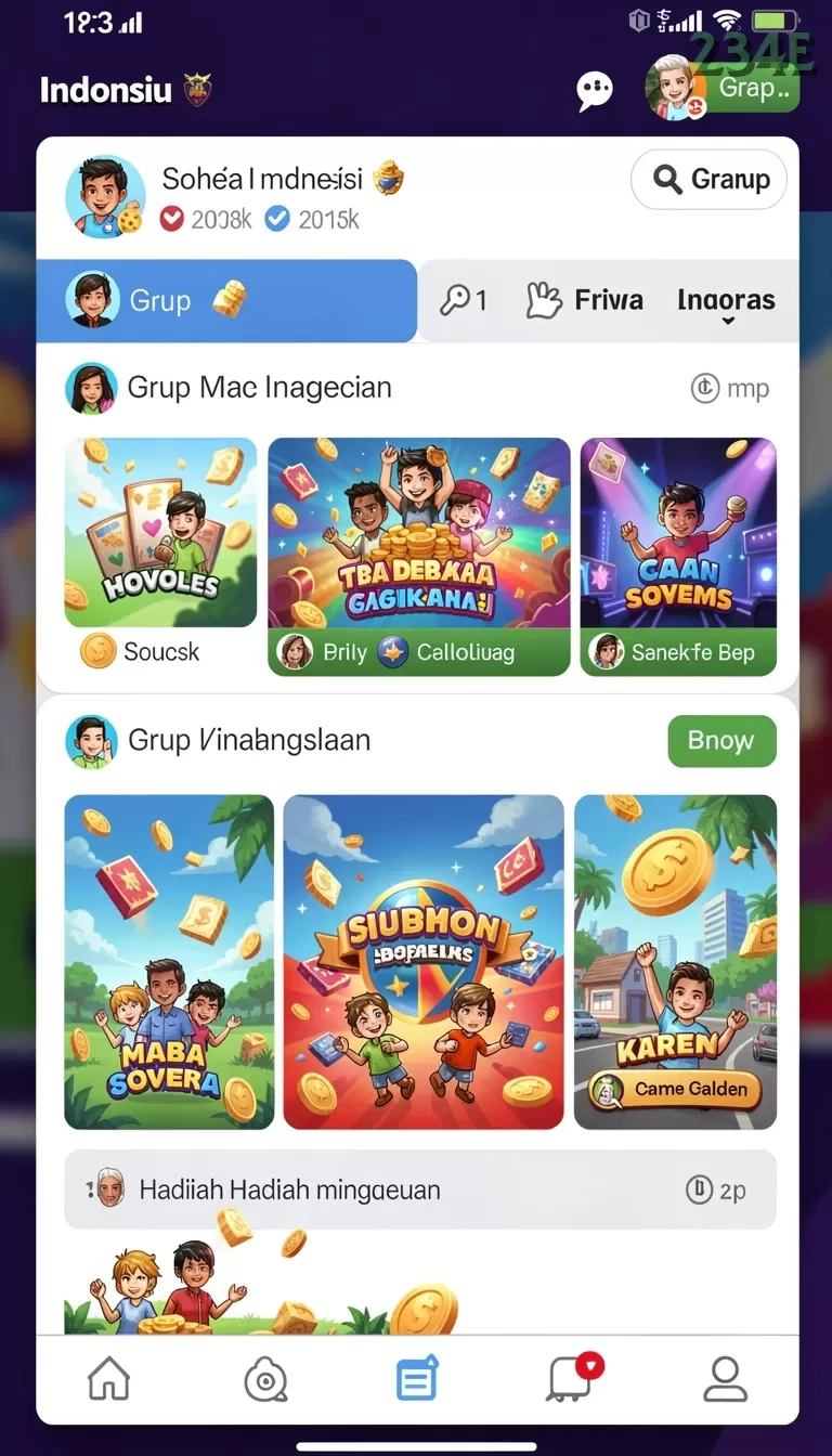 Cuplikan layar 4P4P — aktivitas